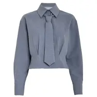 Minus Shirt 'Emmely' blauw