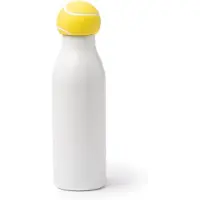 Roly Witte dubbelwandige thermosfles met 'tennisbal' dop, 550 ml, RVS, Geschikt voor sublimatie