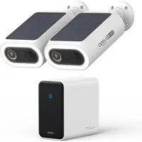 Aosu 4K SolarCam P1 Max - 2 Beveiligingscamera's - Gezichtsherkenning - Zonne-energie - 2-Weg Audio