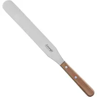 Triangle Paletmes 25 cm - RVS met Kersenhouten Heft - Elegant & Duurzaam