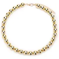 Manfield Goudkleurige parelketting | Maat adult