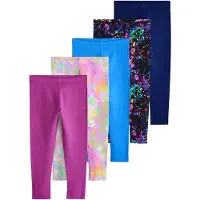 Next Leggings marine / azuur / neonlila / zwart