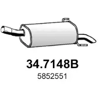 ASSO 34.7148B Einddemper