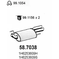 ASSO 58.7038 Einddemper