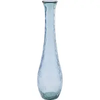 J-Line vloervaas - glas - lichtblauw