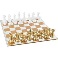 J-Line decoratie schaakspel - polyresin - mix