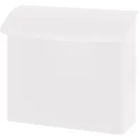 V-Part - Wandbrievenbus, b 41,5 cm - Wit - Staal