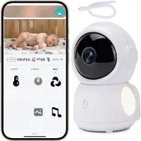 Core Babyfoon Met Camera - Babyfoon - Wit - 15cm x 14cm x 10cm