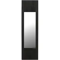 J-Line spiegel - hout - zwart - small