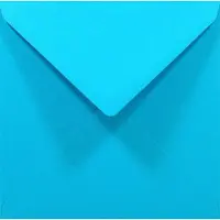 Netuno Gladde blauwe enveloppen 14x14 - vierkant - K4-140 - 140 x 140 mm - 50 stuks - NK natgelijmde - 80 gram - Rainbow -