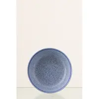 J-Line schaal Luna - keramiek - blauw - large