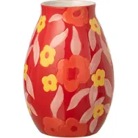 J-Line vaas Bloemen Dolomiet - keramiek - mix - small