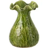 J-Line vaas Ronny Onregelmatig - keramiek - groen - small
