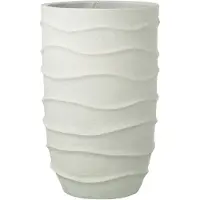 J-Line bloempot Golf + Buiten zand - steen - wit - extra large