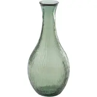 J-Line vaas - glas - olijfgroen