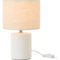 J-Line tafellamp Pierre - keramiek - wit/ecru - small