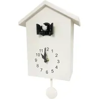 Core Koekoeksklok Modern - Koekkoeksklok - Koekoeksklokken – Wit - 20cm x 4cm x 25cm