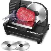 Core Vleessnijmachine – Snijmachine Allessnijder – Vleeswarensnijmachine - Zwart - 45cm x 25cm x 25cm