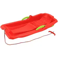 Baby Mix Karol plastic kinderslee met remmen 80x43 cm - Sneeuwslee