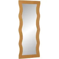J-Line spiegel Onregelmatig - hout - naturel