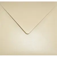 Netuno Metallic (parelmoer) Beige enveloppen vierkant K4-153 - 153 x 153 mm - 25 stuks - NK natgelijmde - 120 gram - Aster Metallic -