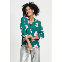 Pom Amsterdam Blouse - Mila Meadow Flowers Green Maat: 34 | Blouses Outlet | Dames | Groen