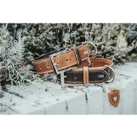 Hunter Hondenhalsband Tara Cognac/Bruin 62 - 72 cm