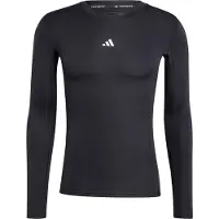 Adidas Functioneel shirt 'TECHFIT Compression Training Long Sleeve' zwart / wit