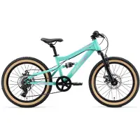 Bikestar kinderfiets MTB Fully Staal 7speed 20inch mintgroen