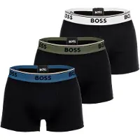 BOSS Boxershorts 'Power' blauw / olijfgroen / zwart / wit