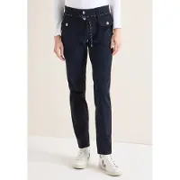 Cecil Dames Broek met smalle pijpen - Blauw - 32