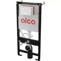 Alcadrain - Wandinstallatie voor wandhangende toiletten met bidetfunctie, tabletdispenser, hoogte 1,12 m AM120/1120