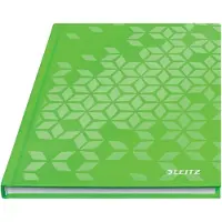 Leitz WOW A5 Notitieboek met Harde Kaft - Gelijnd - FSC Gecertificeerd - Groen