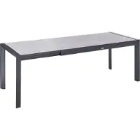 Beliani BINASCO - Tuintafel uitschuifbaar - Grijs - HPL/Aluminium