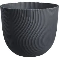 Elho Bloempot Sereh - Kunststof - Antraciet - Diam.2,5xh21cm