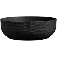 Elho Jazz Bowl 28 - Bloempot voor Binnen - 100% Gerecycled Plastic - Ø 27.5 x H 9.0 cm - Living black
