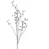 Buitengewoon Boet Rose hip branche zwart 134 cm kunsttak