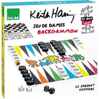 Vilac - Dames Backgammon Keith Haring