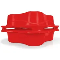 Injusa zandbak met deksel Cars jongens 95 x 20 cm rood