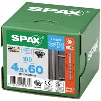 Spax 25170404506021 Houtschroef 4.5 mm 60 mm T-STAR plus RVS A2 100 stuk(s)