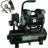TRUTZHOLM Draagbare Silent Compressor 9L - 900W Fluisterstille Compressor 57dB - Olievrije 8 Bar Perslucht Set Met Toebehoren