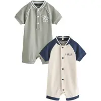 Ted Baker Rompertje/body lichtbeige / donkerblauw / stone grey / wit