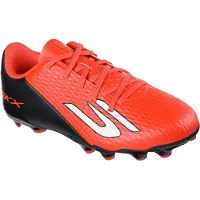 SKECHERS SKX_2 High Academy Gras Voetbalschoenen (FG) Kleuters Rood Zwart Wit