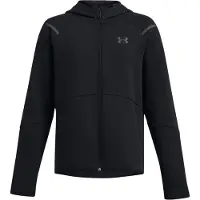Under Armour Unstoppable Fleece Full Zip Sweatshirt Zwart 10-12 Years Jongen
