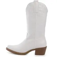 Smile Favorites Cowboylaarzen wit