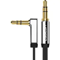 UGREEN - platte - kabel AUX audiokabel 3,5 mm mini-jack 5m zilver - (10728)