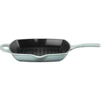 Le Creuset Grillpan Vierkant 26x26cm Grillit 'Sea salt'