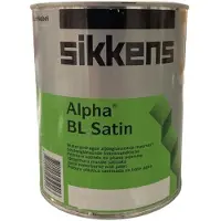 Sikkens Alpha Bl Satin - 1 l - 9-12 m²/l - Wit - Afwerkingslaag