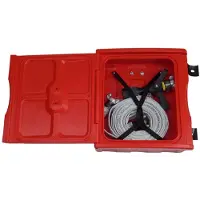 Lalizas D45 Polyethylene Fire Hose Box Rood