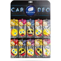 Paloma Auto Luchtverfrisser Set - EMO - 90 stuks - Verkoopdisplay - Voordeelverpakking [P50279N]